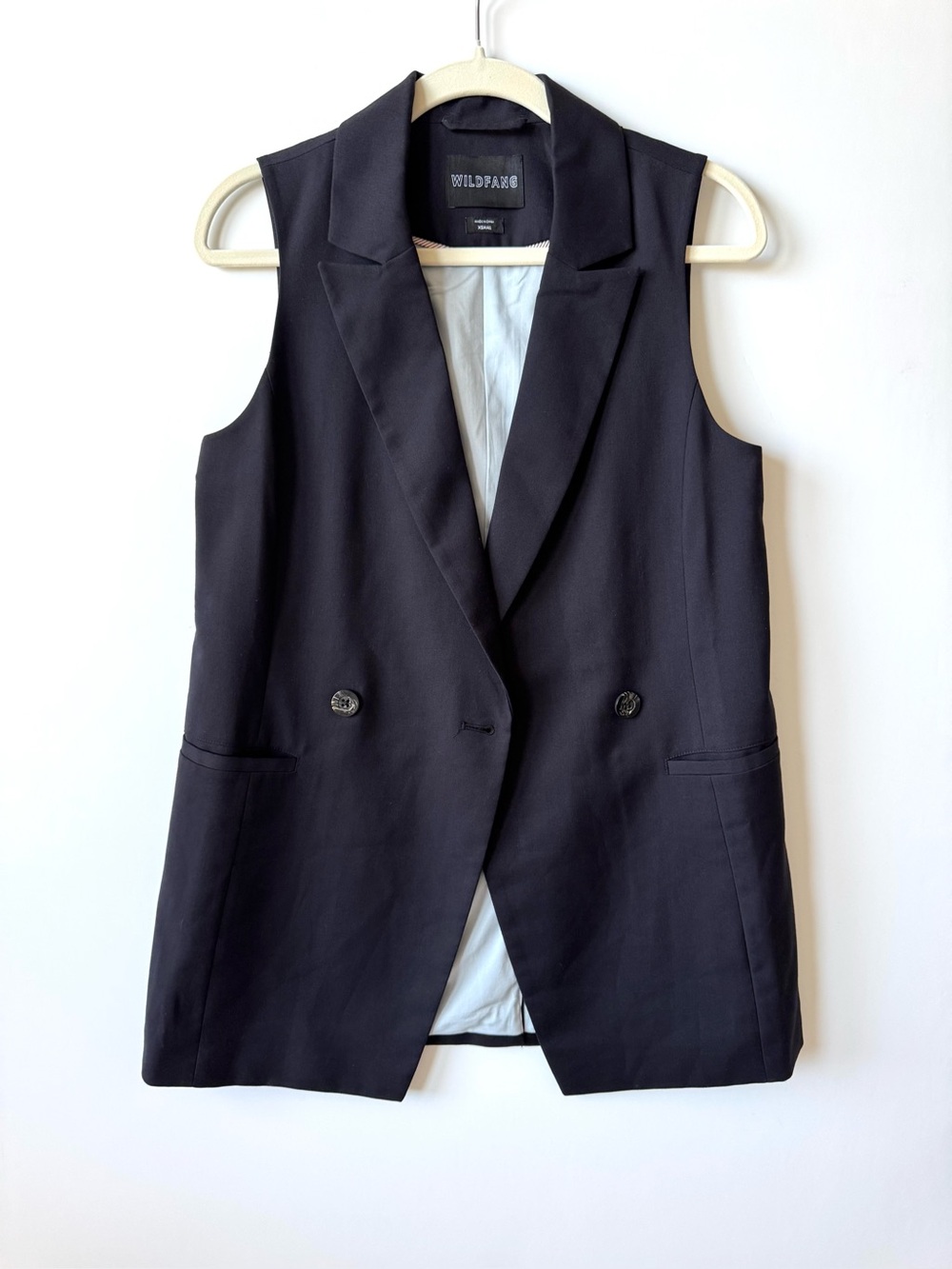 WILDFANG The Empower Double Breasted Vest XS